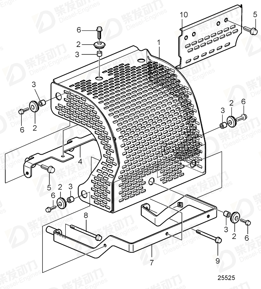 VOLVO Bracket 21116187 Drawing